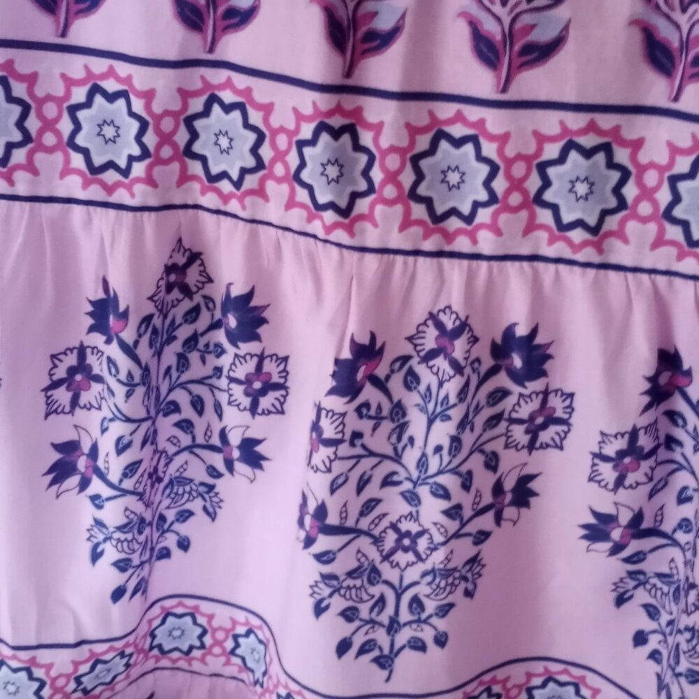 'Celina Moon' XL Maxi Dress Pinks/Purple/Blue NWOT - Picture 4 of 15